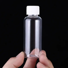 AfricSeal HI-Bouteille d'emballage réutilisable en plastique, plusieurs échantillons de cosmétiques, shampoing, poudre liquide, 10 ml, 20 ml, 30 ml, 50 ml, 80 ml, 100ml