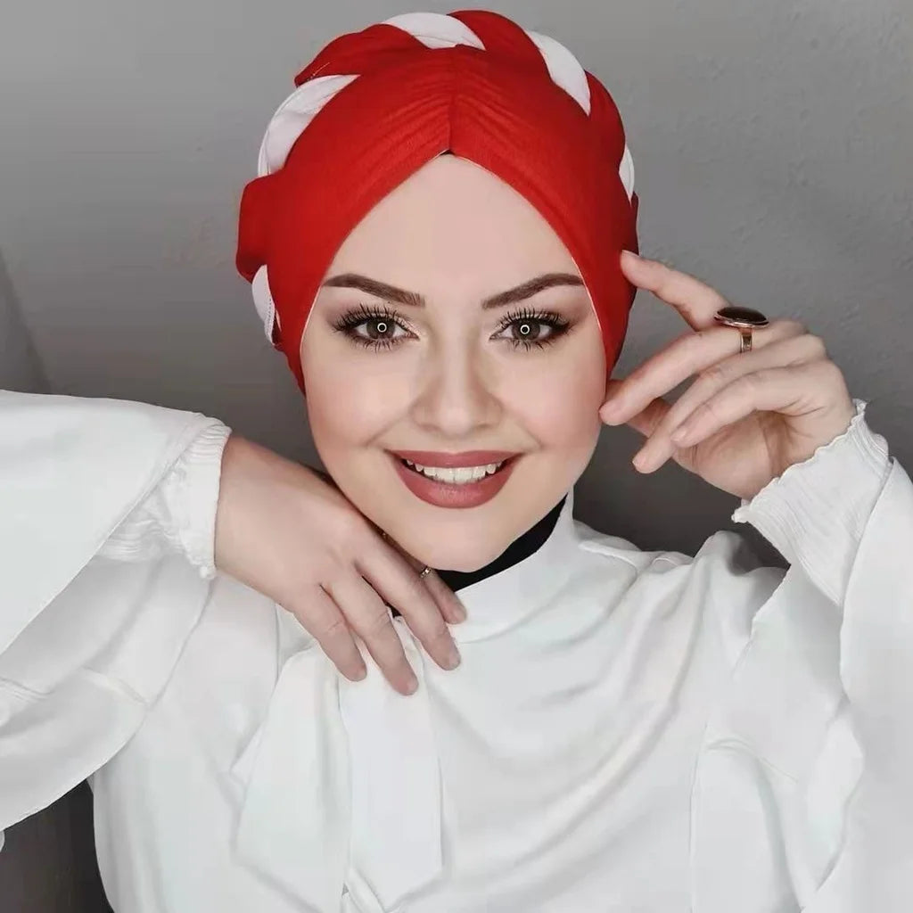 Muslim abaya-hijab for women, Arabic scarf, jersey dress, instant turban
