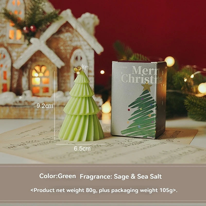 Bougies parfumées pour arbre de Noël fabriquées à la main |   Ornement festif créatif et cadeau parfait pour les amateurs de Noël |   Décor parfumé de qualité supérieure