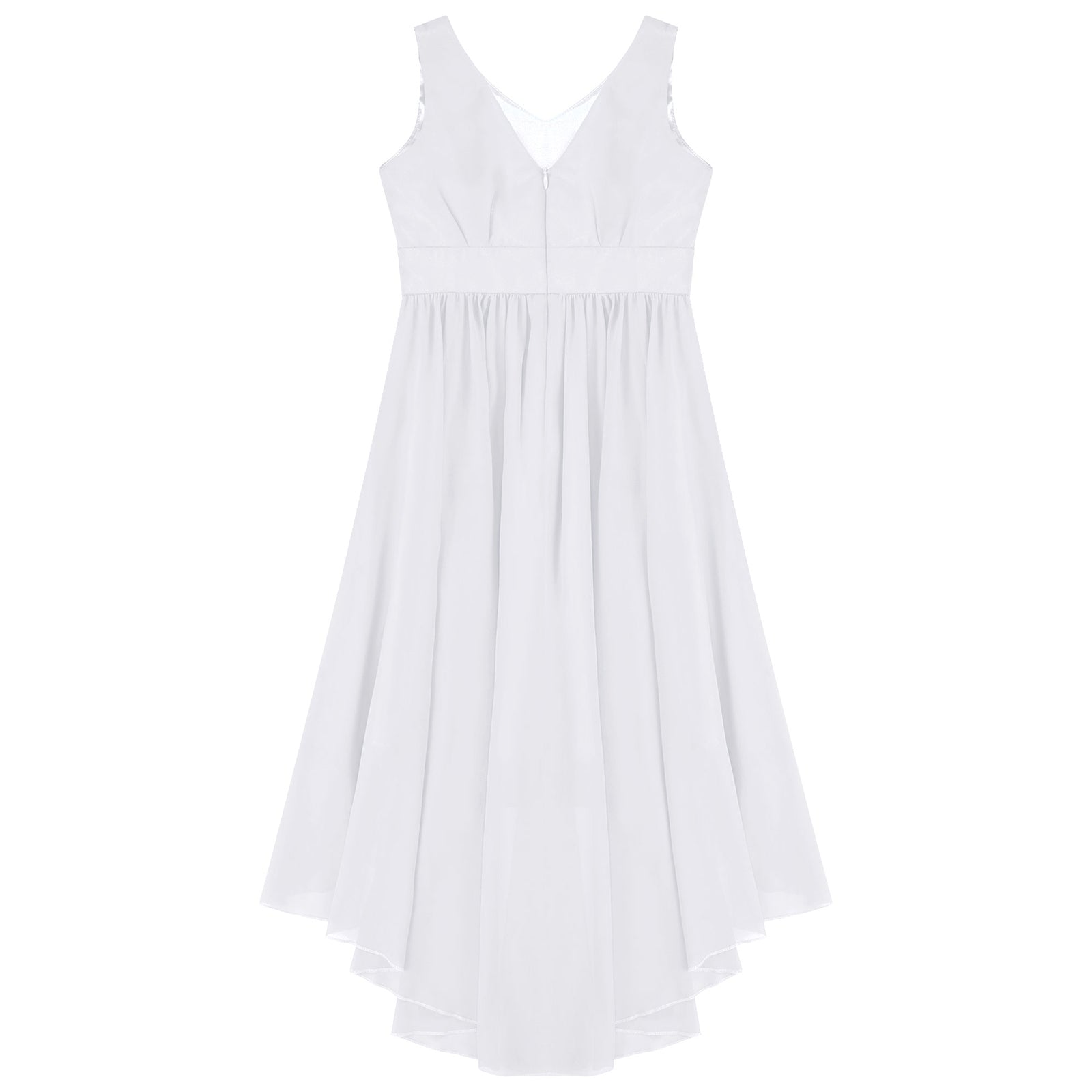 Robe perlée pour filles, élégante, brillante, rose, pour adolescentes, pour cérémonie de première Communion, ourlet Hi-Lo, fleur de demoiselle d'honneur