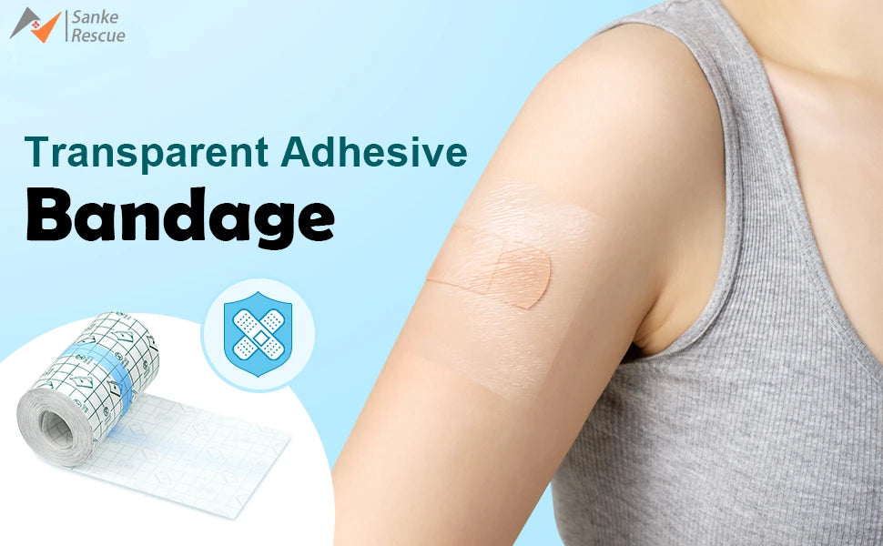 Rouleau de bandage imperméable pour tatouage, soins post-partum, Film Transparent, pansement, guérison de la seconde peau, adhésif Transparent de protection pour tatouage