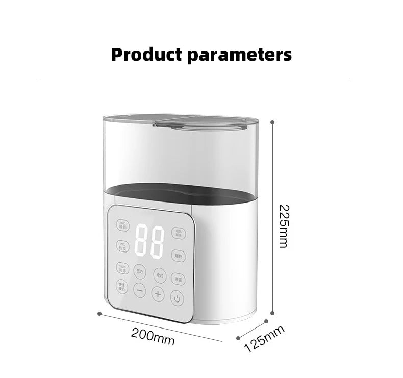 Chauffe-biberon multifonction rapide, accessoires pour bébé, chauffe-aliments, chauffe-lait, stérilisateur avec contrôle précis de la température
