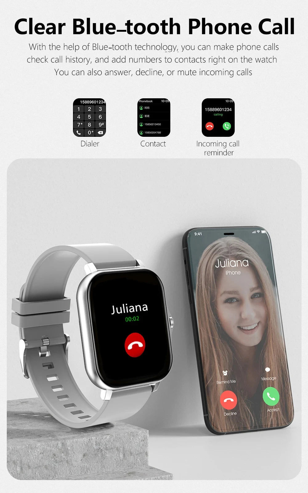 2025New mise à niveau montre intelligente pour hommes femmes 1.83 pouces écran tactile complet BT appel sport surveillance montre intelligente pour téléphone Android et IOS
