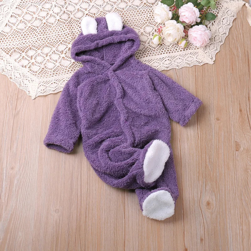 Humor ours automne dessin animé Style hiver à manches longues bébé garçons filles barboteuses enfant en bas âge enfants combishort combinaisons bébé vêtements