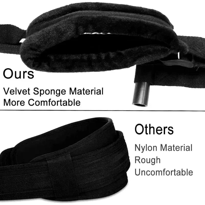 Door swing, sex toys for couples, BDSM play, adjustable straps, open leg spreader for women, adult sex game products