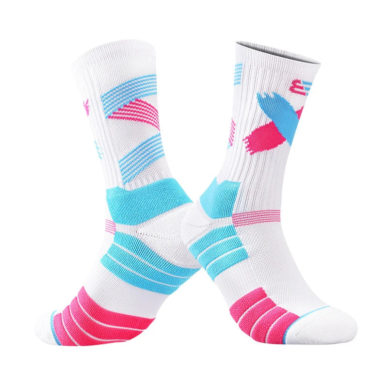 Compression sports socks for men and women, ideal for running, cycling and hiking