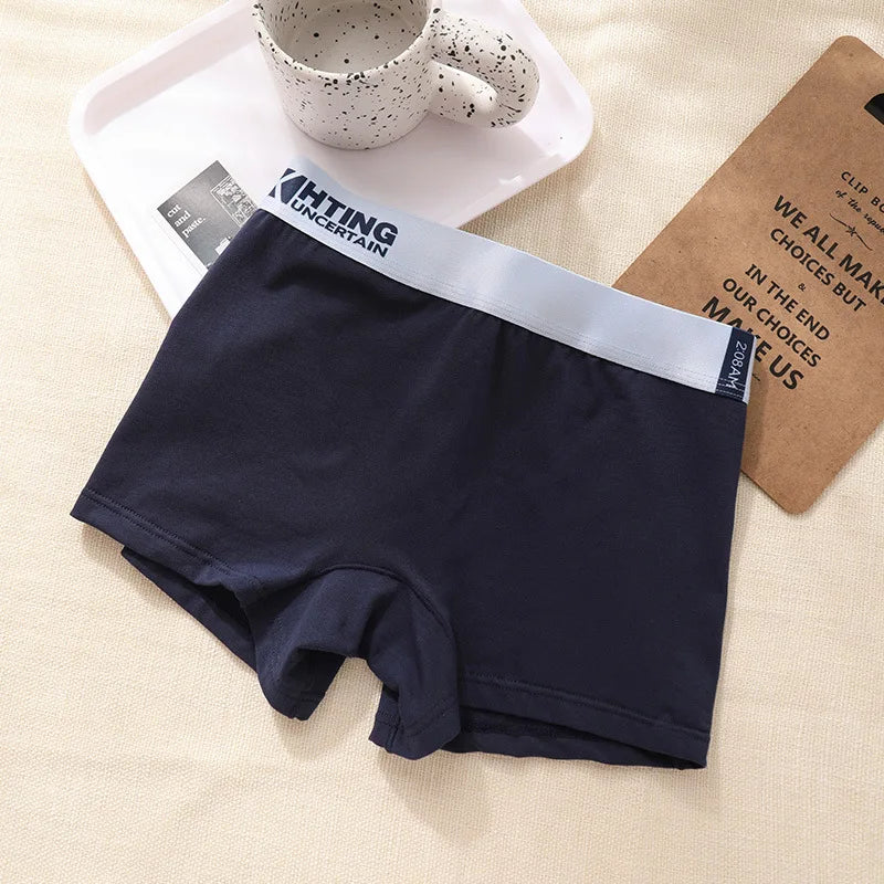 Coton femmes culottes sous-vêtements femmes intimes femme respirant antimicrobien Boyshorts slips Sexy Shorts étudiants boxeurs