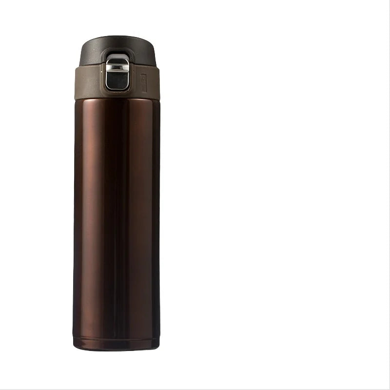 Les étudiants vont à l'école tasse Thermos couverture de balle créative tasse d'eau potable directe Simple couleur unie Durable et pratique