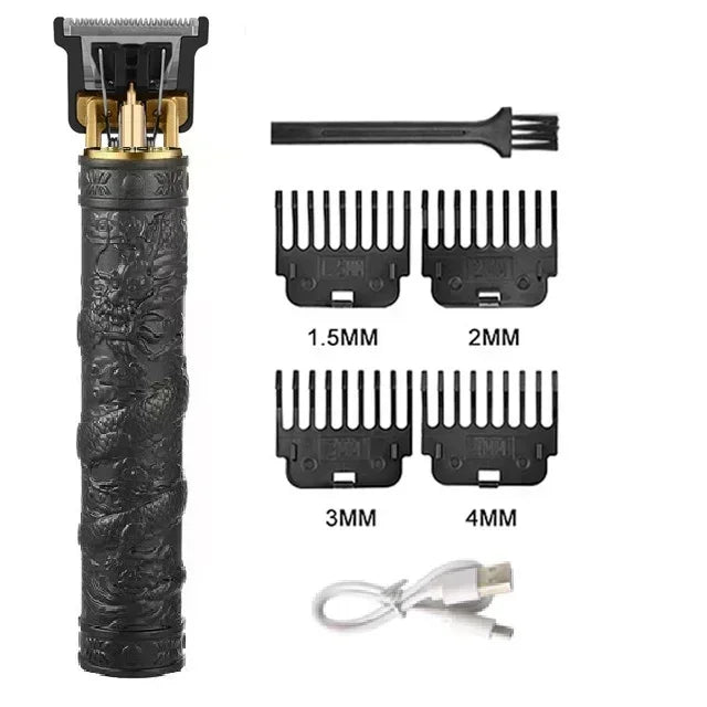 Tondeuse à cheveux électrique T9 pour hommes, tondeuse à barbe, tondeuse à cheveux Linge, machine de découpe de cheveux, barbier professionnel, rasoir