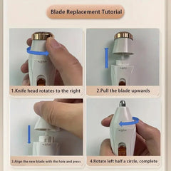 Electric razor for women, feminine razor, bikini trimmer, ladies' body razors, underarm and leg shavers, portable painless epilator