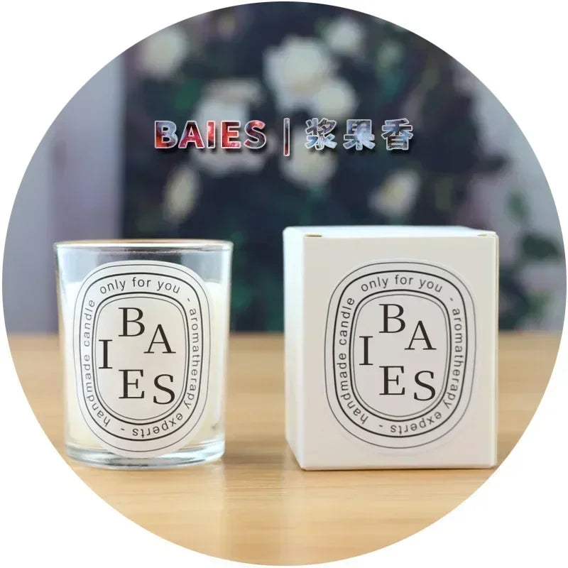 Bougies parfumées romantiques, parfum premium, haute beauté, bougies micro-feu transparentes, cadeaux pour invités de vacances, bougies parfumées