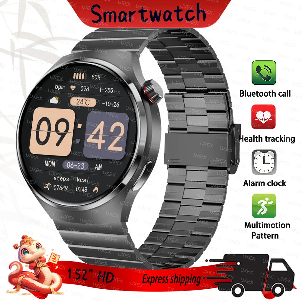 2025 montre Smartwatch Wemon 1.52 "HD Bluetooth appel offres aujourd'hui cadeau pour hommes suivi de santé montres Smart Hombre affaires nouveau