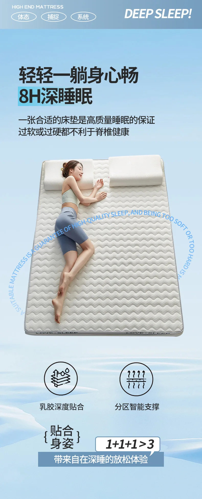 Matelas de lit Tatami pliable en Latex tricoté de qualité supérieure, pour dortoir d'étudiants, chambre à coucher, tapis de protection pour la maison