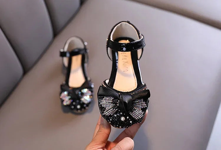 Sandales enfant en bas âge fille chaussures pour enfants perle strass brillant enfants chaussures bébé filles chaussures filles string sandales