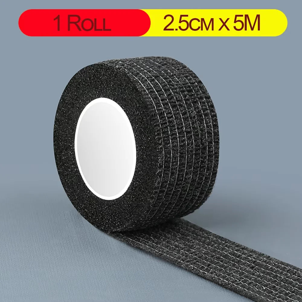 Elastic band for horizontal bar, self-adhesive non-slip sleeve, wrapped straps for dumbbells, wear-resistant protection