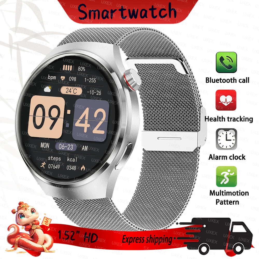 2025 montre Smartwatch Wemon 1.52 "HD Bluetooth appel offres aujourd'hui cadeau pour hommes suivi de santé montres Smart Hombre affaires nouveau