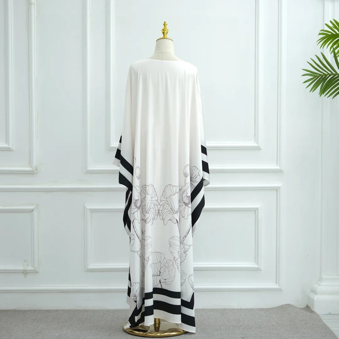 Ramadan Kebaya Muslim Abaya Damen Dubai Luxury Caftan African Dresses for Women Turkey Islam Moroccan Caftan Muslim Women's Dress
