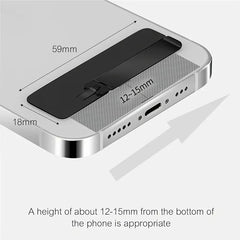 Support pour smartphone, béquille portable pour téléphone portable, support de téléphone pliable, béquille de téléphone en acier inoxydable, universel réglable