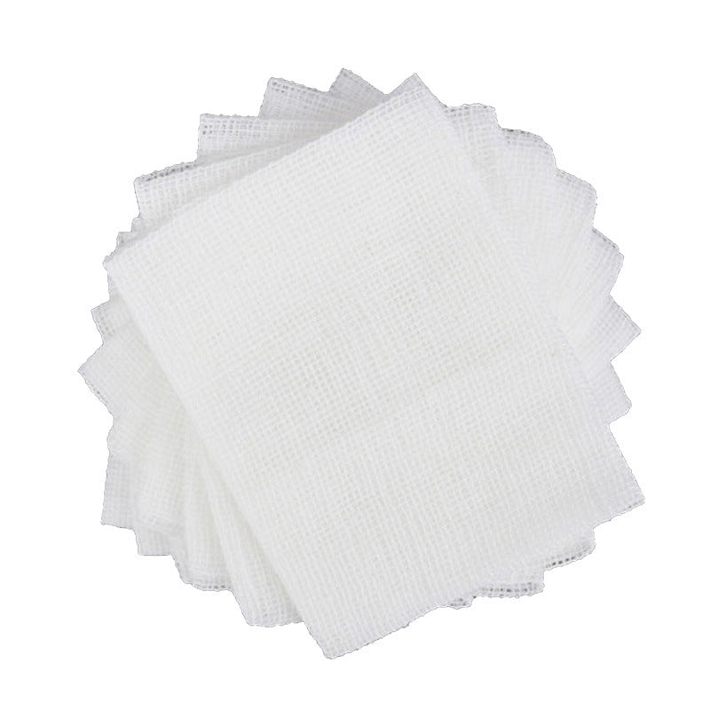 Tampon de gaze médicale en coton imperméable, fournitures de soins pour plaies, premiers soins, 5x7cm, 6x8cm, 8x10cm, 10 pièces par sac