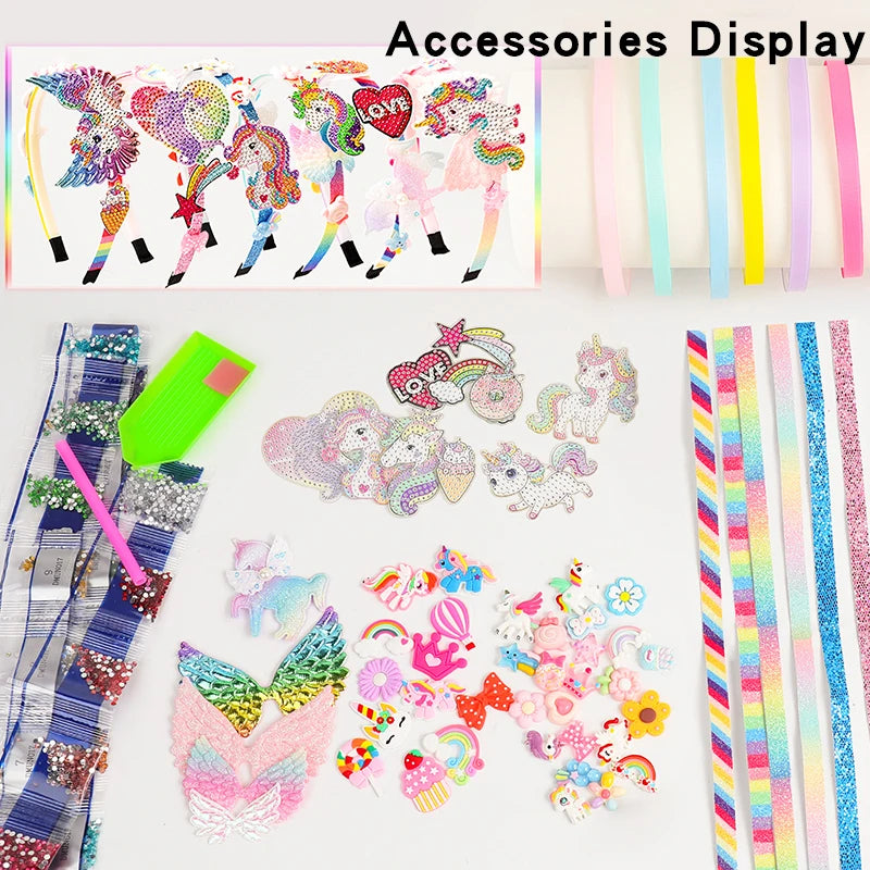 Accessoires pour cheveux pour filles, arts et artisanat, cadeau, Kit de fabrication de bandeaux, cadeaux, Kit de fabrication de bandeaux pour filles, faites votre propre mode