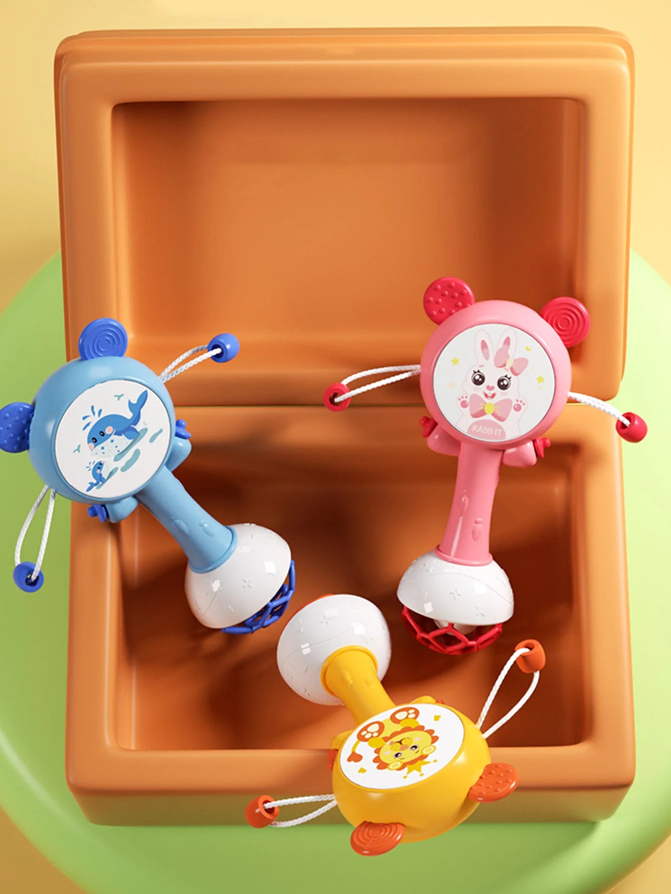 Hochet pour bébé de 0 à 18 mois, jouets, anneau de dentition, cloches à main, Mobile, arrêt de pleurer, déchirement, jouet éducatif précoce, cadeaux pour nouveau-nés