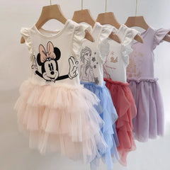 Robe d'été pour petites filles, robes de fête d'anniversaire, vêtements pour enfants