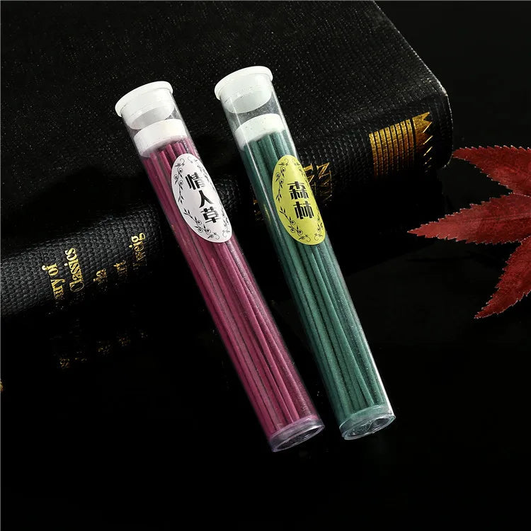Bâton d'encens naturel fait à la main, bâtons d'aromathérapie, 50 bâtons par boîte, bois de santal, lavande, méditation, encens de chambre à coucher