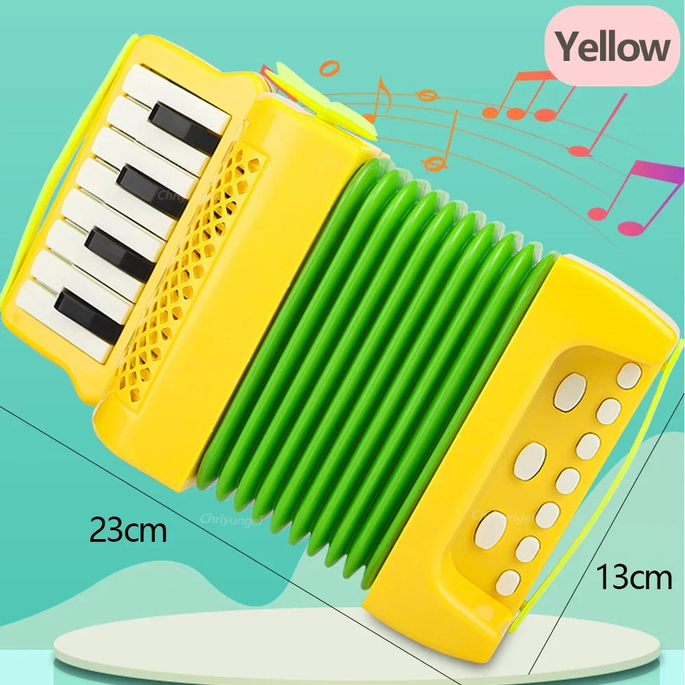Jouet accordéon pour tout-petits, Instrument de musique, jouets éducatifs, cadeaux de développement d'intérêt musical pour enfants, garçons et filles