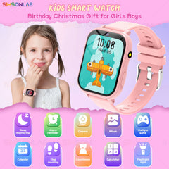 Nouveaux enfants Smartwatch jeux HD caméra frontale surveillance du sommeil lampe de poche électronique écran tactile alarme calculatrice cadeau garçons filles