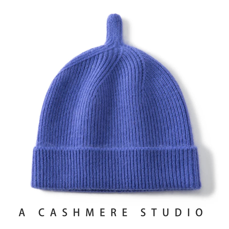 Garder au chaud chapeau d'hiver pour enfants unisexe tricot casquette enfants 100% cachemire Skullies chapeaux pour garçons Bonnet filles casquettes accessoires