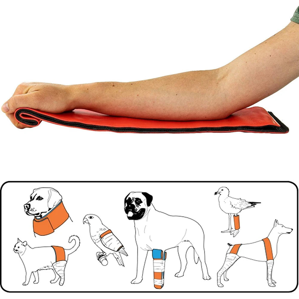 Rouleau d'attelle universelle en aluminium pour premiers secours, polymère de survie médicale pour fixation, Kit médical d'urgence en os, voyage en plein air