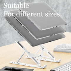 Support réglable pour ordinateur Portable, Support d'ordinateur pour Macbook Air Pro, accessoires, Base pliable pour Pc