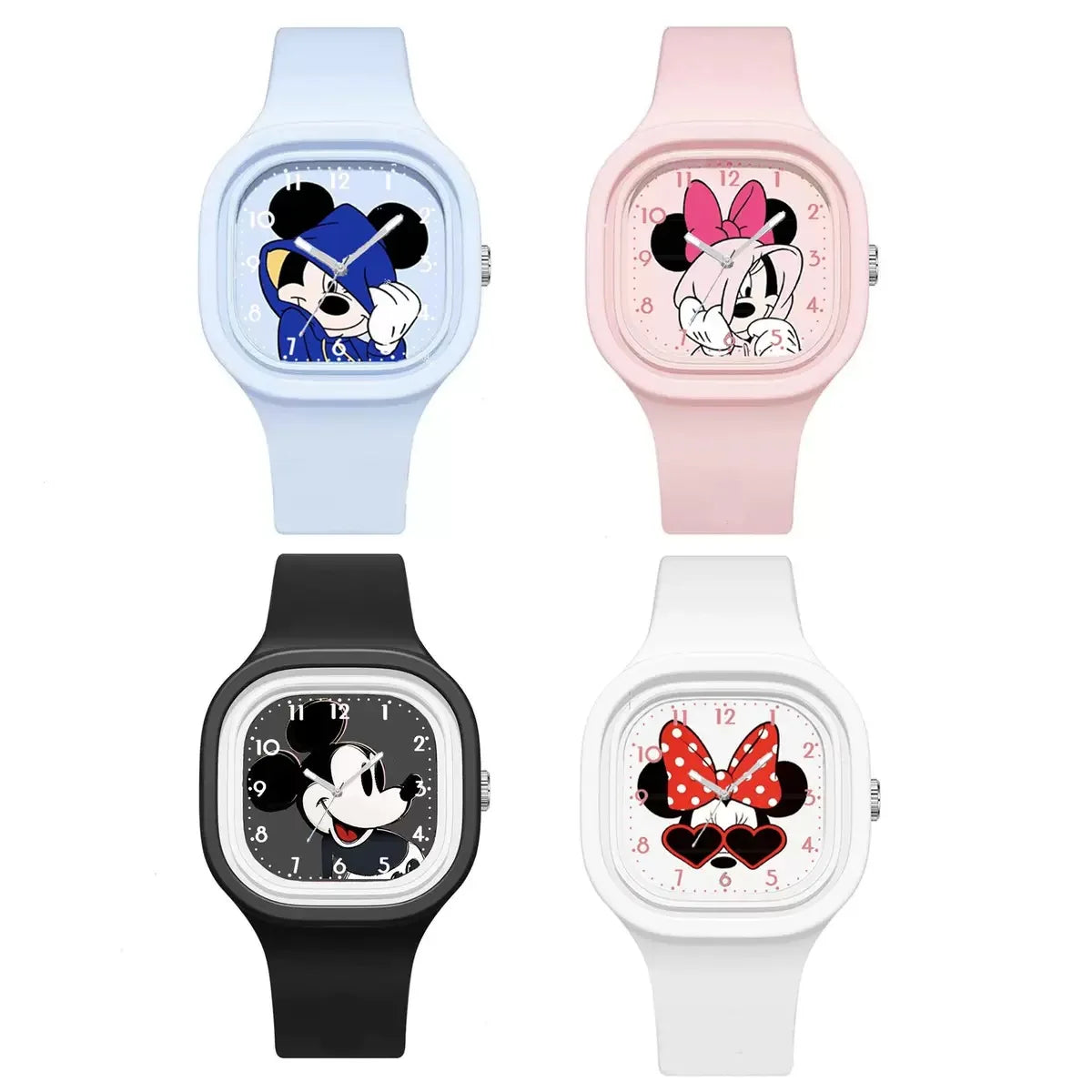 Nouveau Mickey Minnie Mouse enfants montres enfants garçon fille mignon Anime dessin animé école primaire étudiant mode montre cadeau d'anniversaire