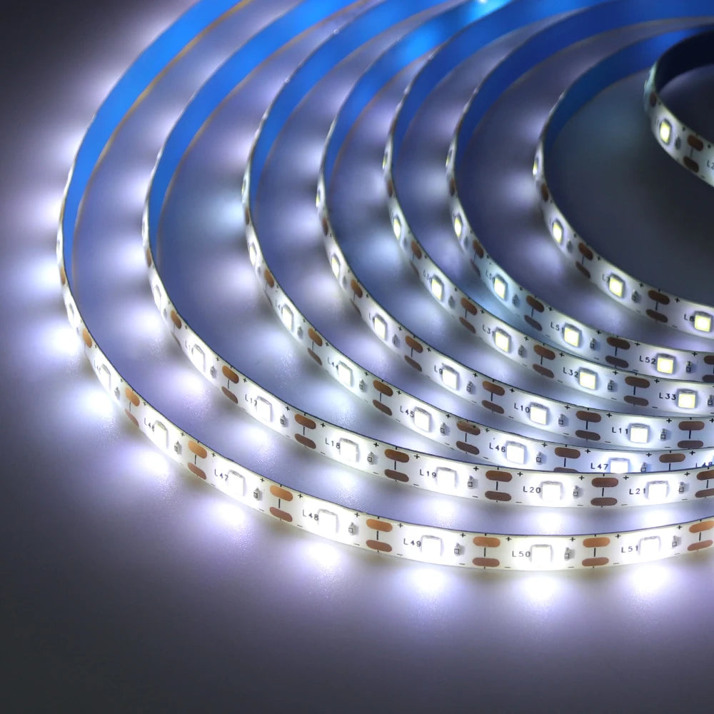 Bande lumineuse Led USB 5V SMD 2835, 60 diodes/m, ruban Flexible, éclairage de fond TV, 1M 2M 3M 5M, guirlande lumineuse LED, décoration de salle