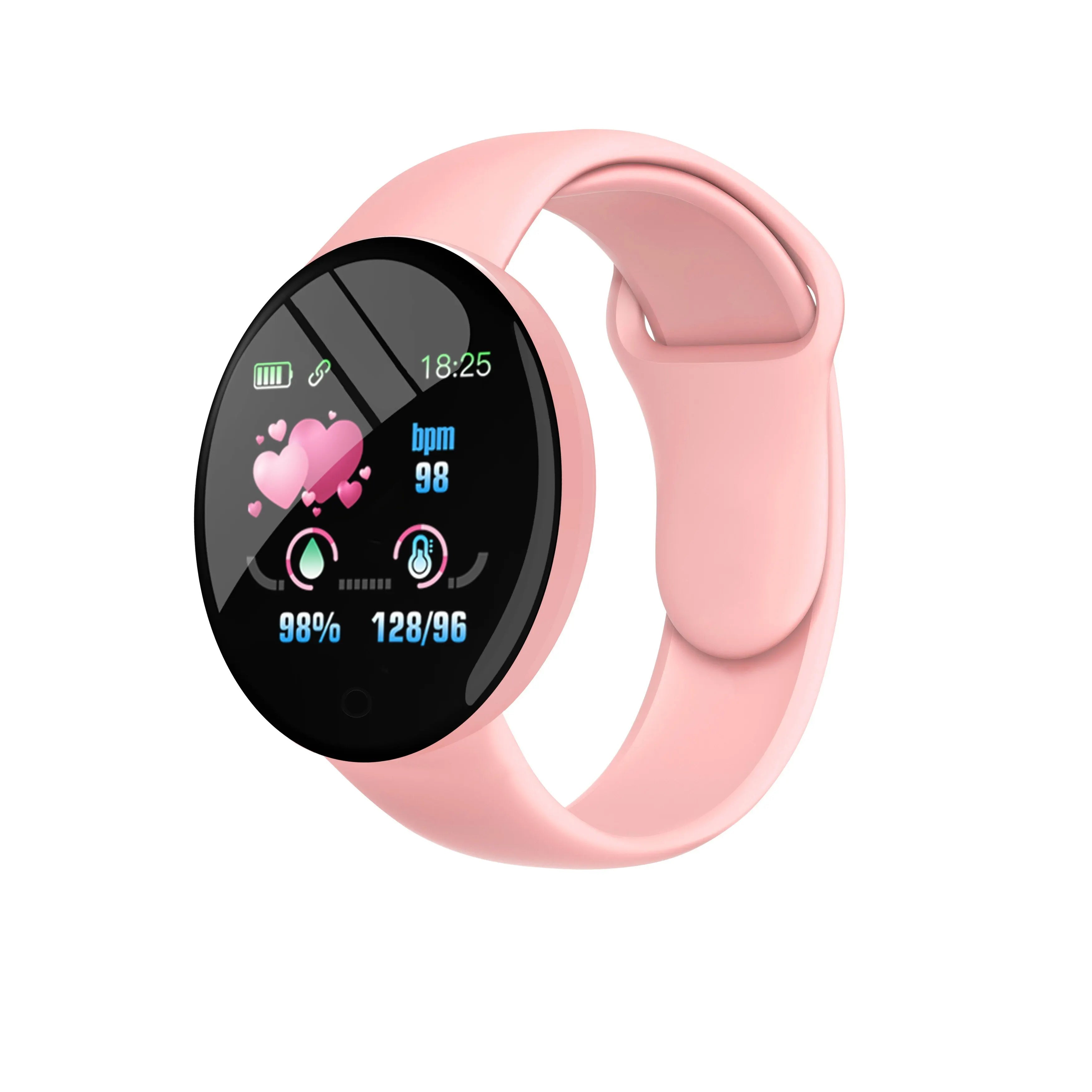 2025 New D18 Multifunctional Smart Watch for Women, Bluetooth Connected Phone, Music, Fitness, Sports Bracelet, Sleep Monitor Smartwatch