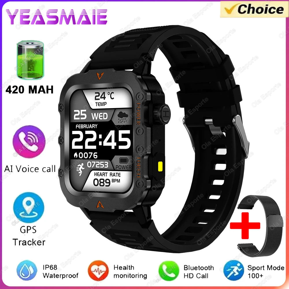 Montre intelligente de Sport en plein air avec éclairage Led hommes femmes montres Fitness Track ECG + PGG montre intelligente