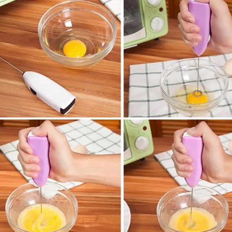 Batteur à oeufs électrique boisson au lait fouet à café agitateur Mini mousseur à lait mélangeur électrique maison cuisine batteur à oeufs pour outils de cuisine