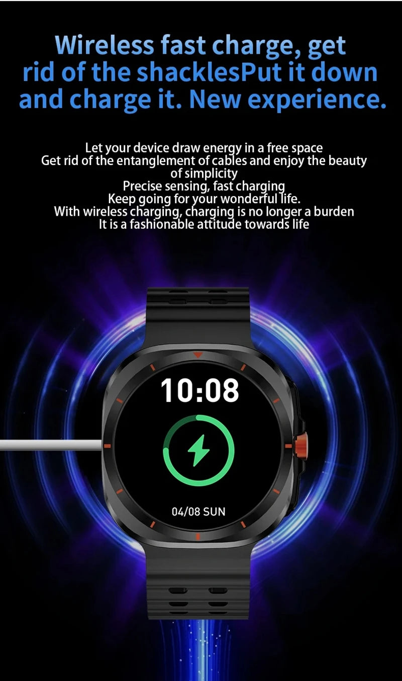 2025 nouvelle montre intelligente GT7 Ultra 1.52 pouces AMOLED HD affichage Bluetooth parlant sport Smartwatch hommes femmes montre cadeau