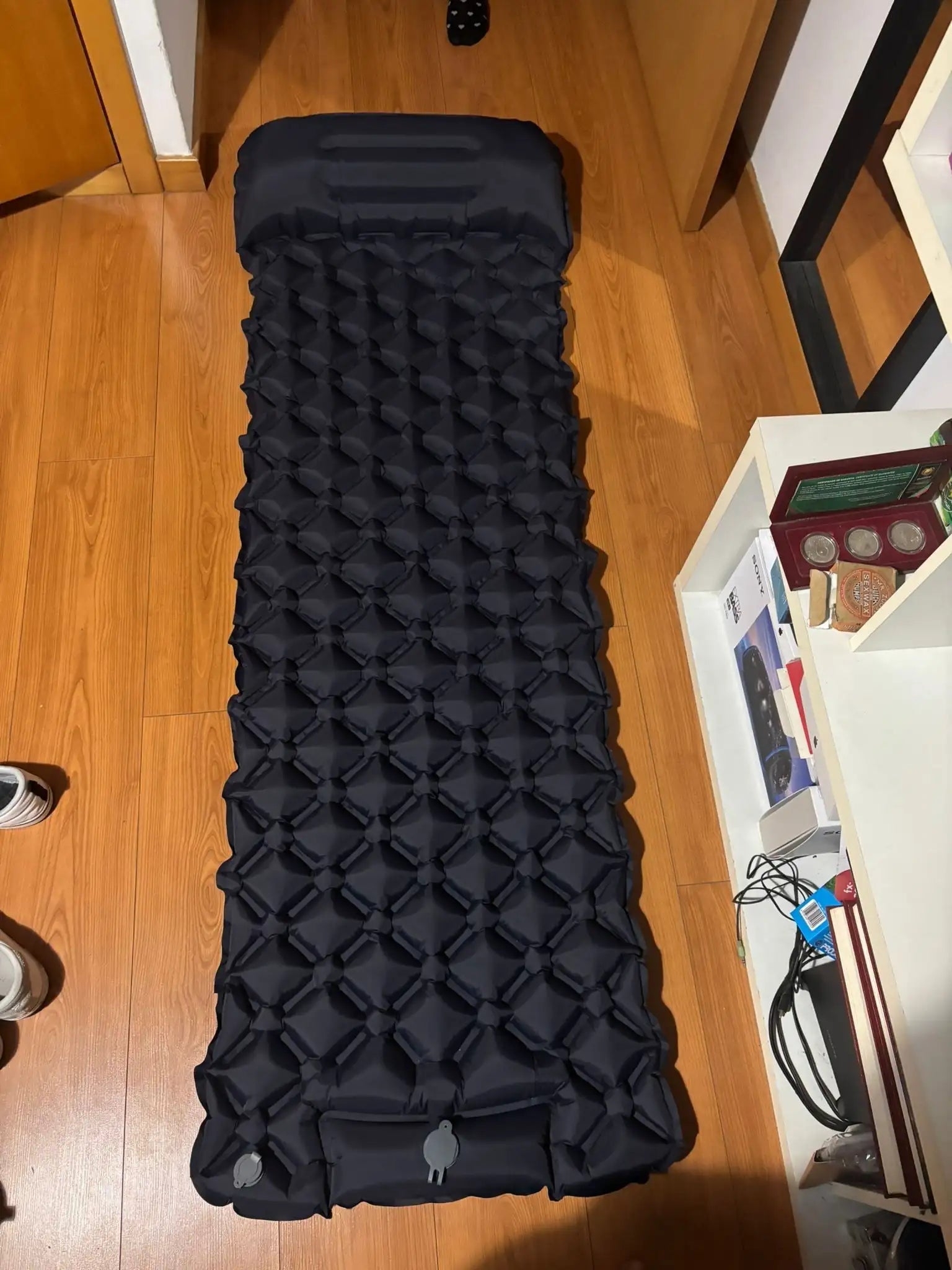 Nouveau matelas gonflable simple - Connectable, léger et portable pour le camping, les voyages, l'usage domestique - Expédition rapide!