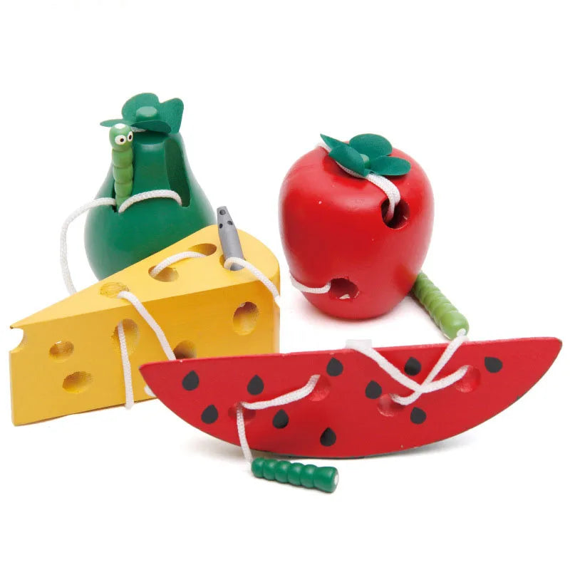 Jouets éducatifs en bois Montessori pour enfants de 1 2 3 ans jouets pour bébés Puzzles en bois 3D jouet d'apprentissage pour bébés jeu de Puzzle pour enfants