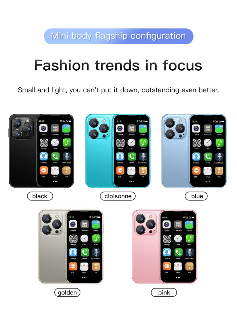 SERVO-Mini Smartphone 16SE, 16 Go, Android 9.0, Wifi, Touristes, EpiStandby Play, PR3 G, WCDMA, Petit Téléphone Portable Intelligent de 3.0 Pouces, Nouvelle Version