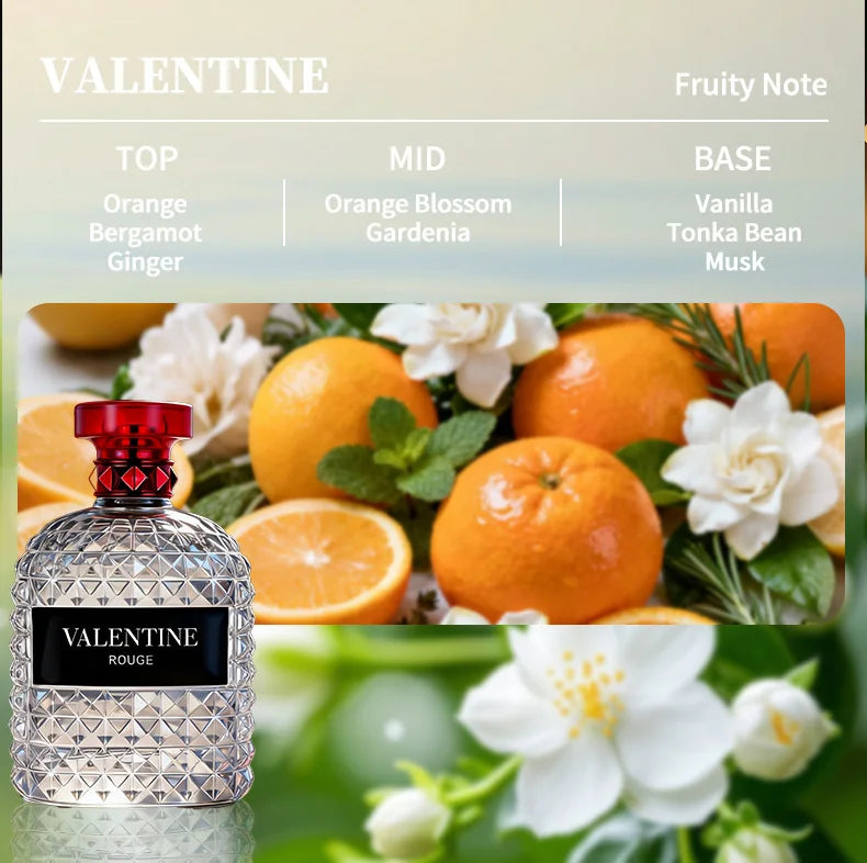 Eau De Parfum femme 3,4 Fl Oz - Parfum orange mandarine, fleur d'oranger et bergamote longue durée. Parfait pour les rencontres, Quotidien W