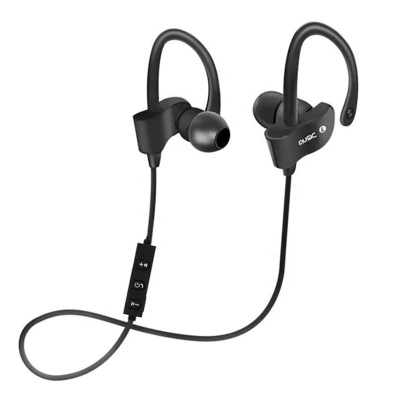 Écouteurs sans fil Bluetooth 5.0, casque d'écoute de sport, crochet d'oreille, étanche, tour de cou, casque magnétique avec micro pour Smartphone