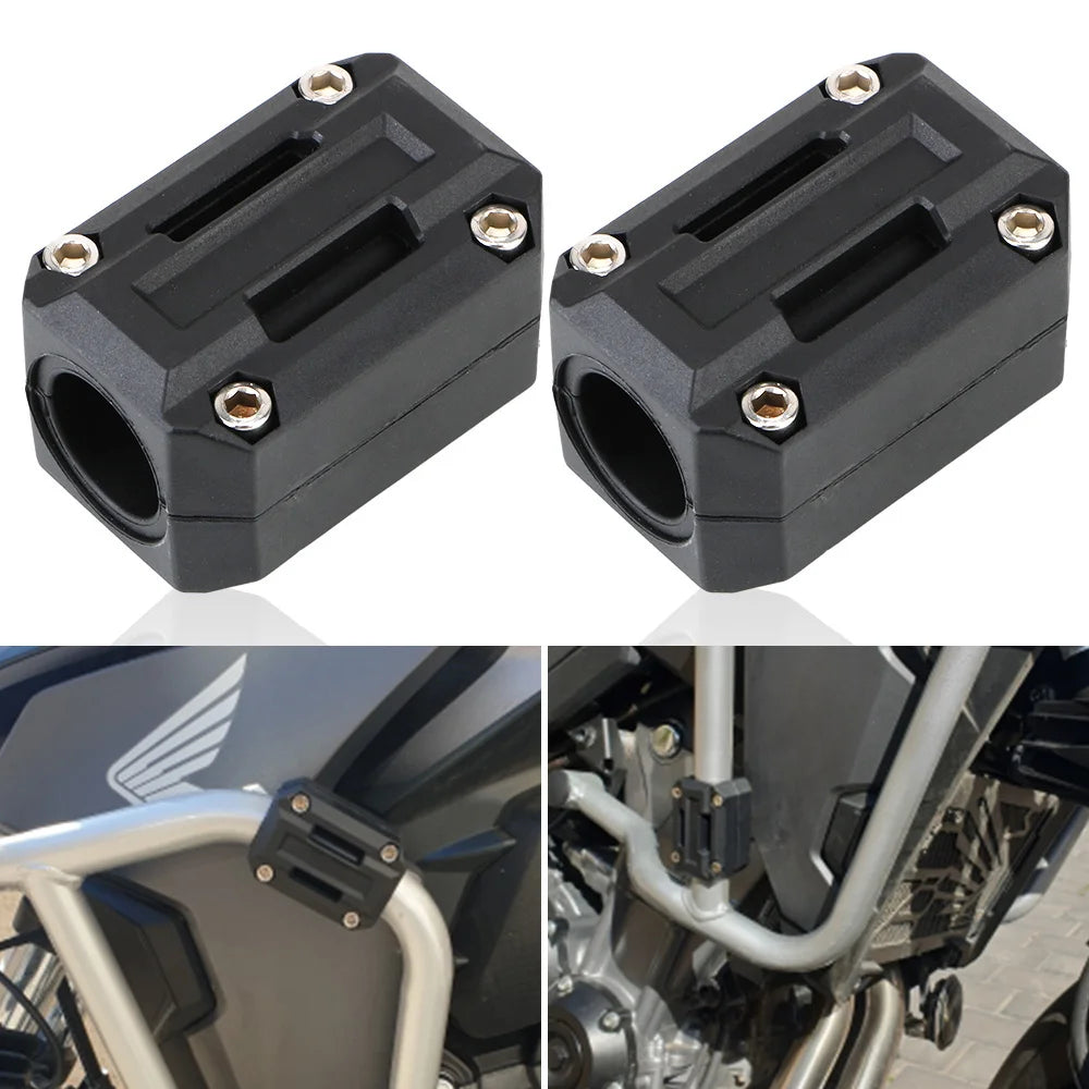 Blocs de protection de pare-chocs de moteur adaptés pour 22/25/28mm pour Honda, bloc décoratif, barre de protection de moteur de moto