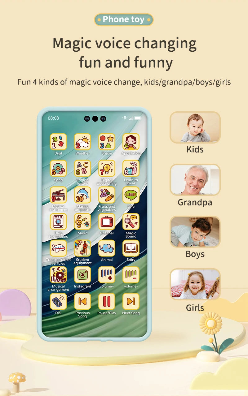 Jouet téléphone portable jouets éducatifs téléphone portable bébé enfant jouet éducatif téléphone modèle de téléphone portable jouet pour enfants anniversaire cadeau de noël