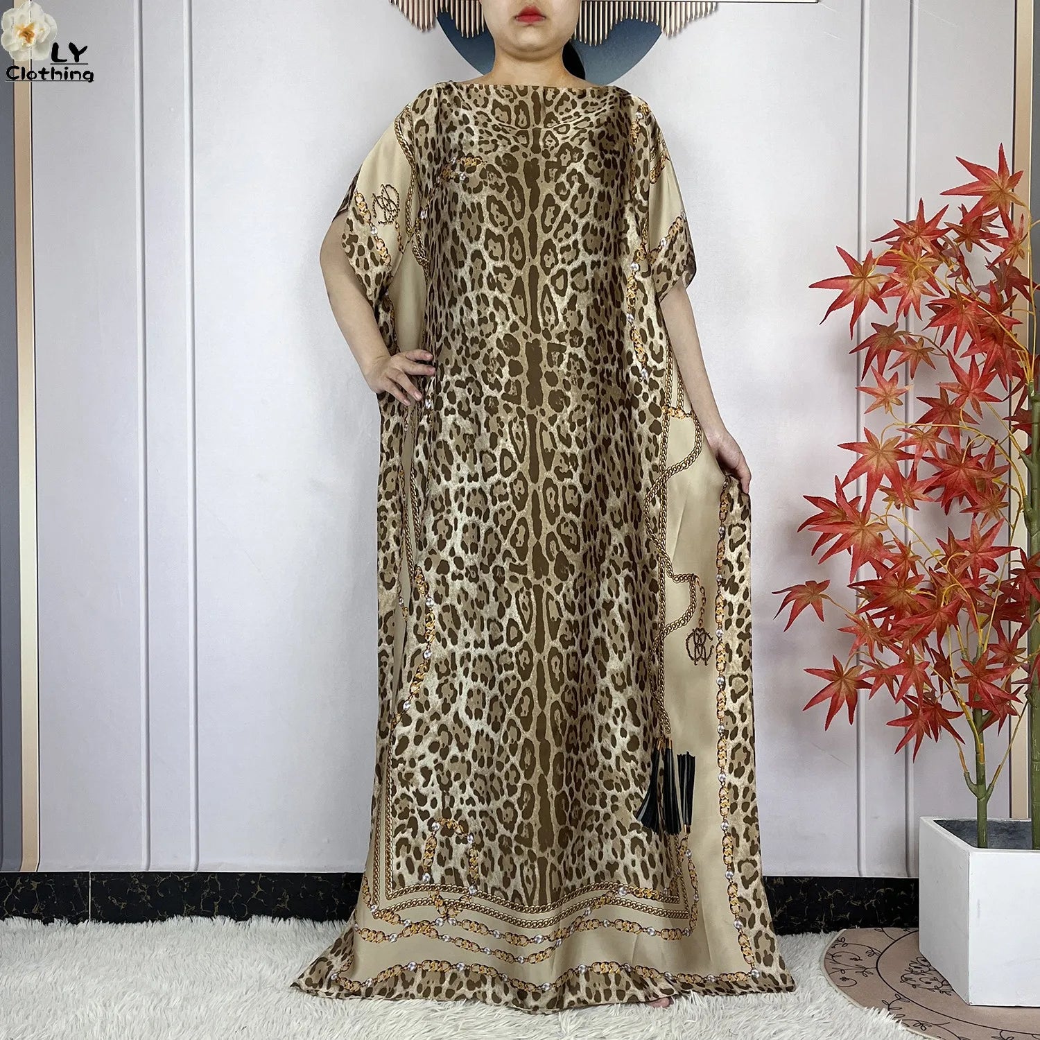 Muslim abayas with belt for women, African maxi dress, elegant evening dress, soft printed turban, new fashion, 2023