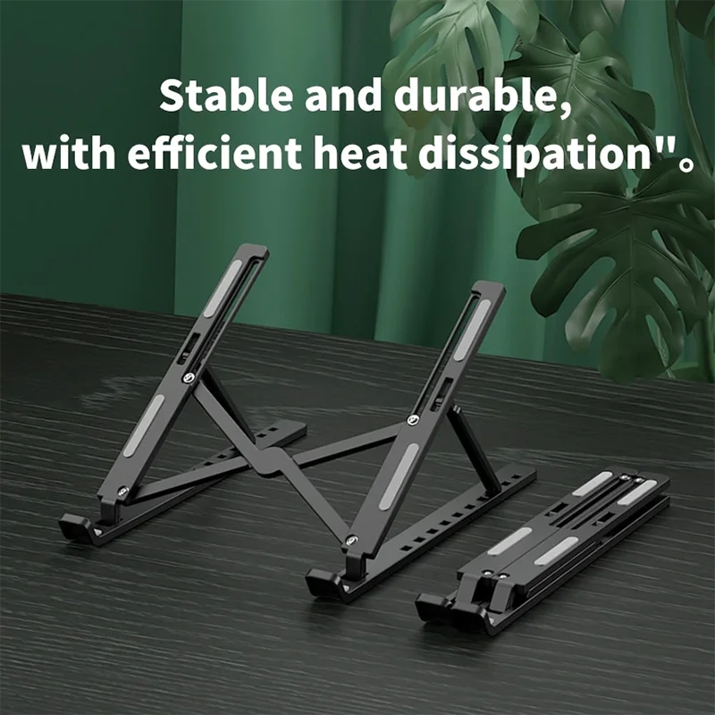 Support réglable pour ordinateur Portable, Support d'ordinateur pour Macbook Air Pro, accessoires, Base pliable pour Pc