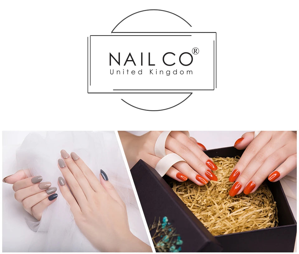 NAILCO 15ml Vernis à ongles Gel Vernis Semi Permanent UV Gel Vernis manucure Vernis Nail Art Nude Gel Poliish