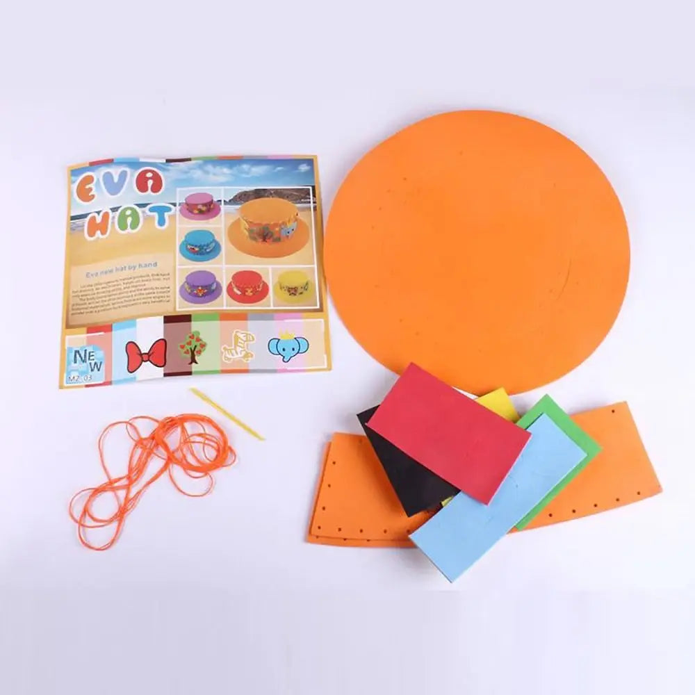 Olighat de couture fait à la main pour enfants, chapeau de dessin animé bricolage, casquette pour enfants, cadeau créatif pour tout-petits