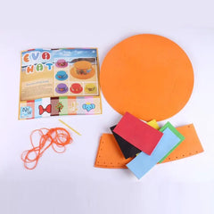 Olighat de couture fait à la main pour enfants, chapeau de dessin animé bricolage, casquette pour enfants, cadeau créatif pour tout-petits
